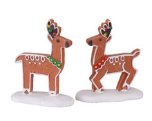 12059 - Deer Delights, Set of 2 - Lemax Sugar N Spice Figurines