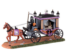 13551 - Spooky Victorian Hearse - Lemax Spooky Town Halloween Village Accessories