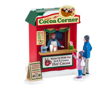 13571 - Cocoa Corner, Set of 3 - Lemax Christmas Village Table Pieces