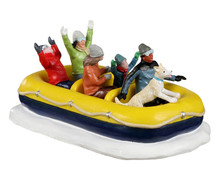 23596 - Snow Rafting - Lemax Christmas Village Table Pieces