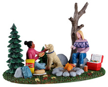 23597 - Fall Camping Trip - Lemax Christmas Village Table Pieces