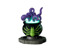 24941 - Spooky Cauldron, Battery-Operated (4.5-Volt) - Lemax Spooky Town Halloween Village Accessories