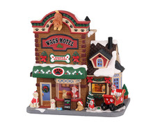 15800 - Meet Santa Paws - Lemax Caddington Village Christmas Houses & Buildings