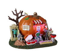 25845 - Shinbone Family Reunion, Battery-Operated (4.5-Volt) - Lemax Spooky Town Halloween Village Houses & Buildings