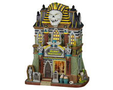 25850 - That's a Wrap Mummy Mortuary - Lemax Spooky Town Halloween Village Houses & Buildings