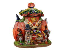 25855 - Sugared Pumpkin Candy Shoppe, Battery-Operated (4.5-Volt) - Lemax Spooky Town Halloween Village Houses & Buildings