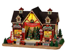 25865 - Winterfest Arts & Crafts Show, with 4.5-Volt Adap - Lemax Caddington Village Christmas Houses & Buildings