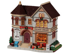 25889 - Village Library - Lemax Caddington Village Christmas Houses & Buildings