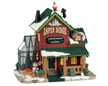 25903 - Aspen Ridge Landscaping & Nursery - Lemax Vail Village Christmas Houses & Buildings