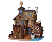 25907 - The Salty Sea Dog Tavern - Lemax Plymouth Corners Christmas Village Houses & Buildings