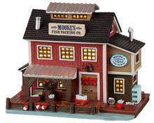 25910 - Moore's Fish Packing Co. - Lemax Plymouth Corners Christmas Village Houses & Buildings