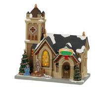 25917 - Mistletoe Chapel - Lemax Caddington Village Christmas Houses & Buildings