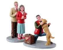 32216 - Welcome Home, Set of 2 - Lemax Figurines