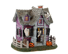 34080 - Ghost Cottage, Battery-Operated (3v) - Lemax Spooky Town Accessories