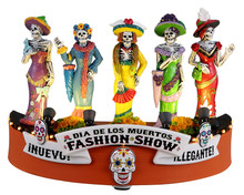 34083 - Catarinas Fashion Show, Battery-Operated (4.5-Volt) - Lemax Spooky Town Accessories