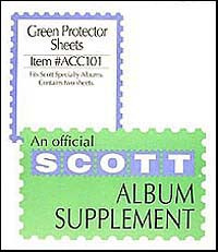 GREEN PROTECTOR SHEETS FOR 2-SQUARE POST SPECIALTY BINDER