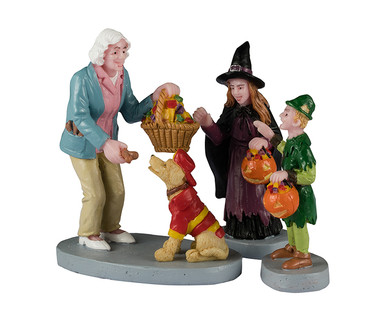 42307 - Everyone Gets a Treat, Set of 3 - Lemax Spooky Town Figurines