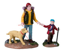 42311 - Hiking Buddies, Set of 2 - Lemax Christmas Village Figurines