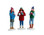 42316 - Hot Cocoa with Friends, Set of 3 - Lemax Christmas Village Figurines