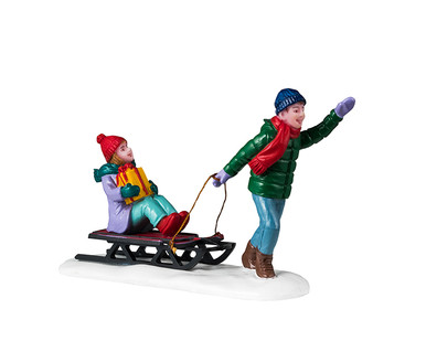 42326 - Christmas Eve Visit - Lemax Christmas Village Figurines
