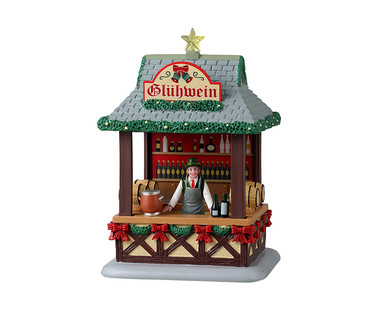 43714 - Gluhwein Booth - Lemax Christmas Village Table Pieces