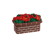 44336 - Poinsettia Planter - Lemax Christmas Village Table Pieces
