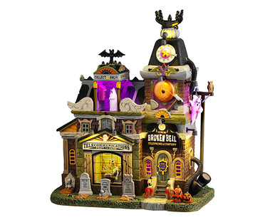 45201 - Broken Bell Telephone Co., Battery-Operated (4.5-Volt) - Lemax Spooky Town Houses