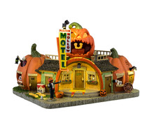 45206 - Pumpkin Hollow Motel, Battery-Operated (4.5-Volt) - Lemax Spooky Town Houses