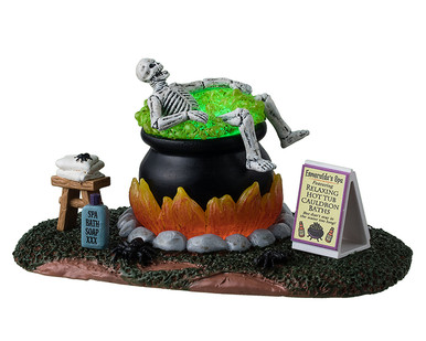 44302 - Nothing Like a Hot Bath, Battery-Operated (4.5-Volt) - Lemax Spooky Town Accessories