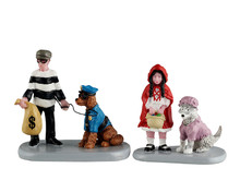 52501 - Trick-Or-Treat Companions, Set of 2 - Lemax Spooky Town Figurines