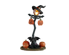 54443 - Spooky Time Street Light, Battery-Operated (4.5-Volt) - Lemax Spooky Town Accessories