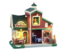 55316 - The Eggery Breakfast Bistro, with 4.5-Volt 100ma Adapter - Lemax Harvest Crossing