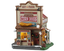 55333 - Doggie on a Stick Corn Dogs - Lemax Harvest Crossing