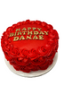 8" Cake baked fresh and decorated perfectly to show you care!