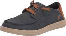 Skechers USA Men's Melson-Planon Moccasin, Nvy, 11.5 X-Wide