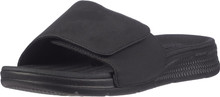 Skechers Men's Go Consistent Slide Sandals  Athletic Beach Shower Shoes with Foam Cushioning, Black, 7