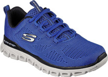 Skechers Glide Step Fasten Up Athletic Shoes 8.5 Blue