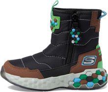 Skechers Boy's Mega-Craft 2.0-Cubobreeze Sneaker, Black/Brown, 3 Little Kid