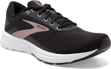 Brooks Women's Signal 3 Neutral Running Shoe, Black/Primrose Pink/Blackened Pearl, 9.5