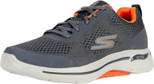 Skechers Men's Gowalk Arch Fit-Athletic Workout Walking Shoe with Air Cooled Foam Sneaker, Charcoal/Orange, 9