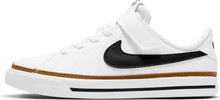 Nike unisex-child Tennis Shoes, White/Black-desert Ochre, 3 Big Kid