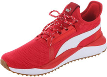 PUMA Pacer Future Street Lifestyle Sneaker Mens Sneaker, High Risk Red-white-gum, 12