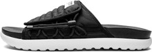 Nike Asuna 2 Men's Slides Sandals, Black/Dark Grey/White/Black, 9