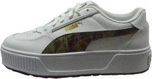 PUMA womens Sneakers, Puma White Puma White Gold, 8.5