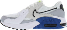 Nike Women's Air Max Excee Shoes, White/Dark Royal Blue/Lemon Ve, 12