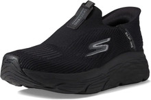 Skechers Men's Max Cushioning Slip-ins-Athletic Slip-on Running Walking Shoes with Memory Foam Sneaker, Black, 13