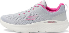 Skechers Women's Go Run Lite Sneaker, Gray/Pink, 10