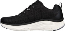 Skechers Men's D'lux Fitness Sneaker, Black/White, 10.5