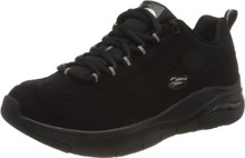 Skechers Women's Low Sneaker, Black, 6.5