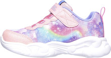 Skechers Unisex-Child Unicorn Storm Sneaker, Pink/Lavender, 8 Toddler